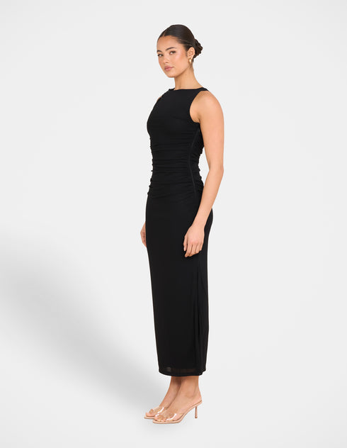 Kenny High Neck Maxi Dress